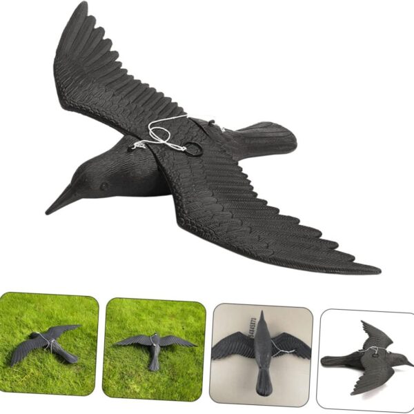 Rasterivač ptica vrana gavran u letu veliki model NOvo
