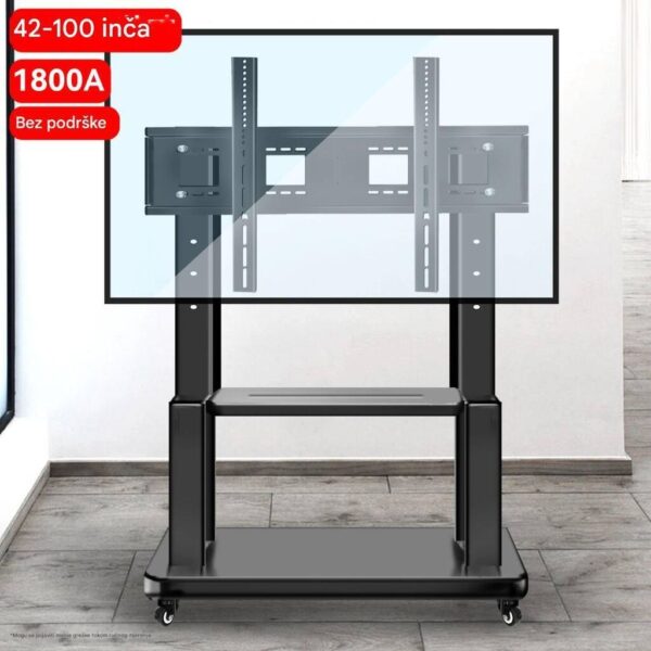 Mobilni TV stalak na točkićima – za ekrane 42”–100”