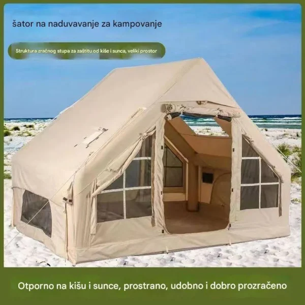 Šator na naduvavanje od Oxford tkanine – 300x210x200 cm