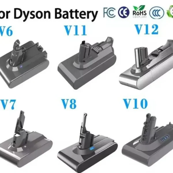 Rezervna baterija za Dyson bežične usisivače – V6 / V7 / V8 / V10 / V11